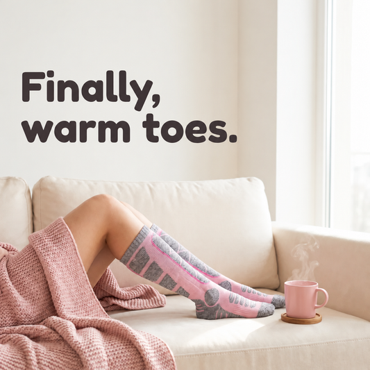Finally,   warm toes.
